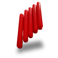 Sıcak KORUA Red DolguWax Çubuğu Kırmızı 5 Adet